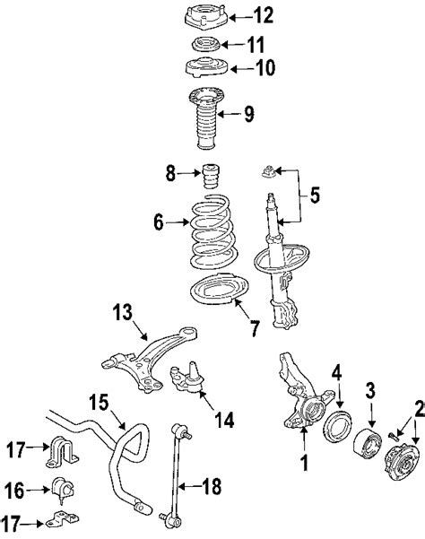 Toyota Sienna Suspension Stabilizer Bar (Front). 4WD. Sienna; AWD ...