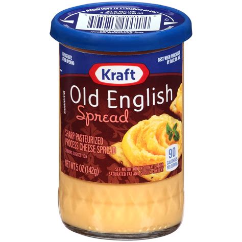 Amazon.com: Kraft Old English Sharp Cheddar Cheese Spread (5 oz Jar ...