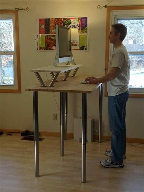 14 Best Standing Workstation Ikea For Inspiration — BreakPR | Diy standing desk, Ikea standing ...