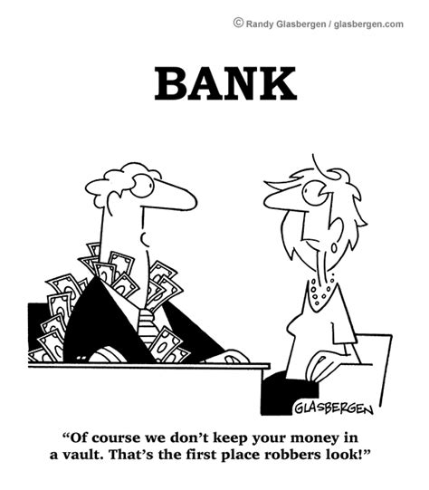 Cartoons About Banks, Cartoons About Banking - Randy Glasbergen ...