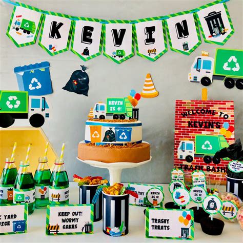 Garbage Truck Party Collection Printables | Pigsy Party – PigsyParty