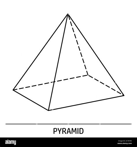 Pyramid outline icon Stock Vector Image & Art - Alamy