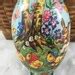 Vintage Paper Mache Easter Egg Candy Container..Primitve