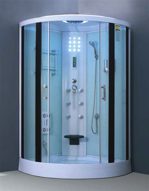 S-4848 Big Round Corner Shower | A.H. Furnico, Inc | Luxury European Shower Enclosures and Toilets