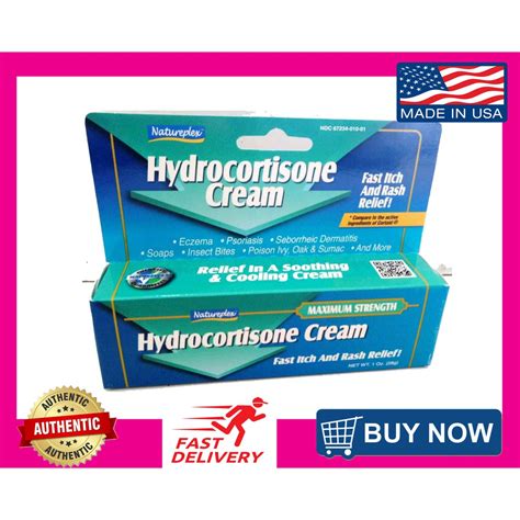 Natureplex Hydrocortisone Anti-Itch Cream for Itching, Rashes, Insect ...