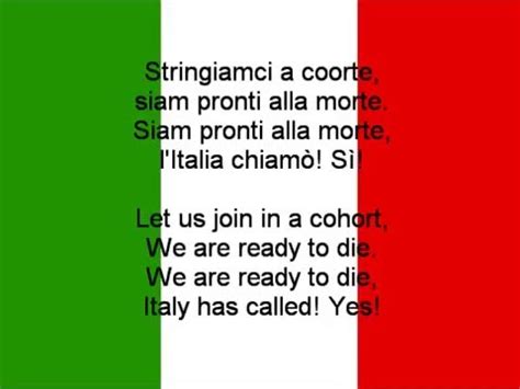 National anthem of Italy (IT, EN lyrics) - YouTube