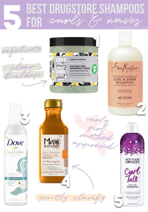 5 Best Drugstore Shampoos for Curly & Wavy Hair | Slashed Beauty ...