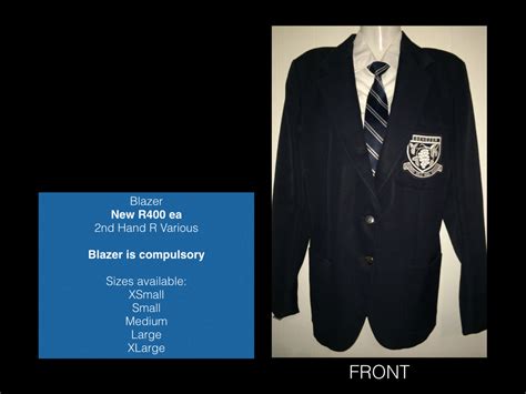 Rhenish High - School Uniform - Eternity Clothing & School Supplies