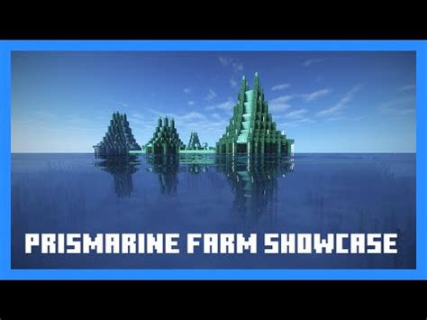 Minecraft showcase - Prismarine survival farm - YouTube