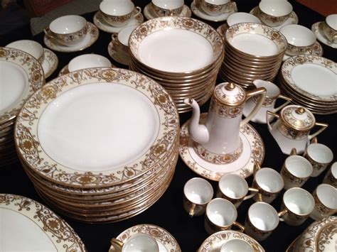 36 best NORITAKE CHINA JAPAN WHITE & GOLD 175 images on Pinterest ...