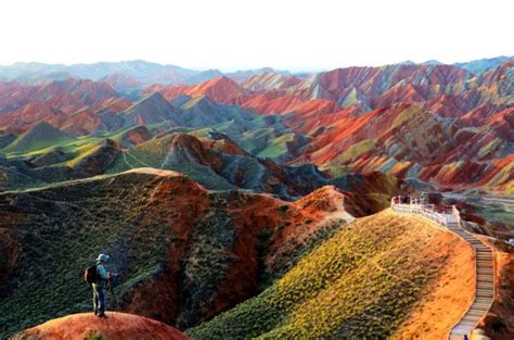 Hyper-Colorful Moutains of the Zhangye Danxia Landform Park | Spot Cool ...