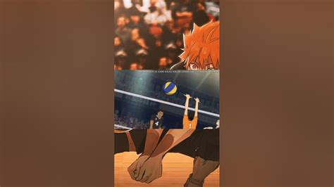 Haikyuu || Hinata shoyo receive spike ojiro aran #shorts - YouTube