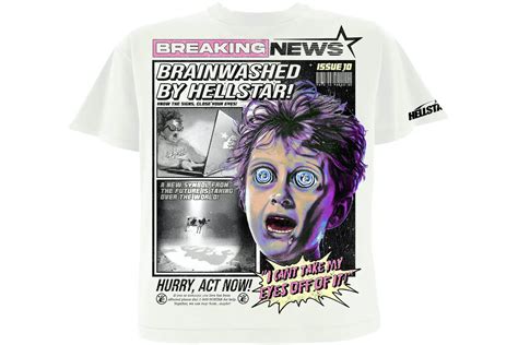 Hellstar Breaking News T-Shirt White - FW23 - IT