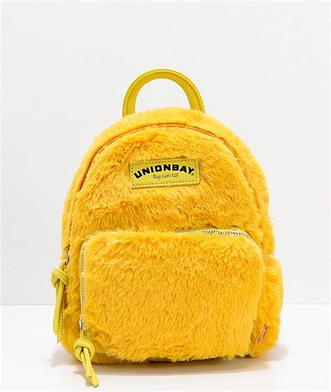 Unionbay Yellow Fur Mini Backpack | Zumiez | Mini backpack, College ...