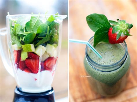 Spinach & Fruit Smoothie - divian l conner