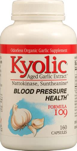 Kyolic Aged Garlic Extract Blood Pressure Health -- 160 Capsules - Vitacost