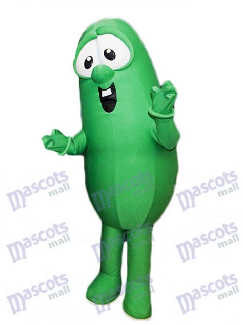 Larry the Cucumber Mascot Costume VeggieTales Cartoon