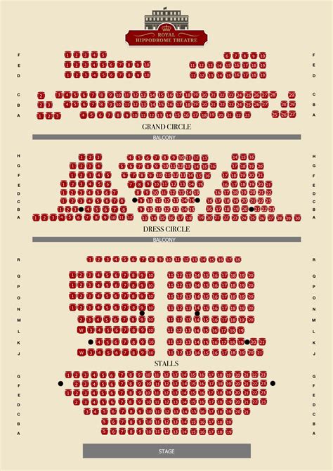 Seating Plan – Royal Hippodrome Theatre