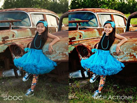 Photoshop Actions: Before & After ~ Rusty Car