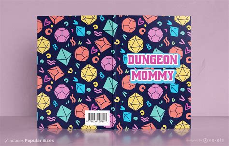 Dungeon Mommy Book Cover Design KDP Vector Download