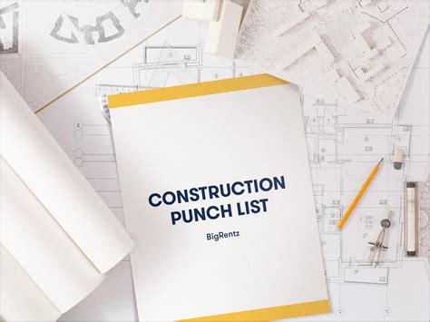 Free Commercial Construction Punch List Template - Resume Example Gallery