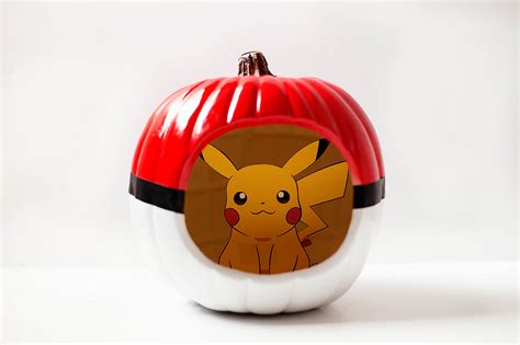 Poké Ball Pumpkin — All for the Boys