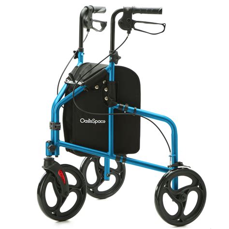 OasisSpace 3 Wheel Walker for Seniors - Lightweight and Foldable Three ...