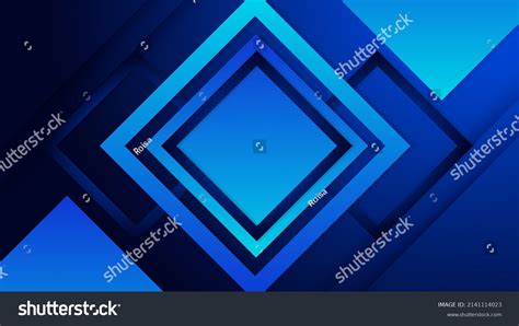 Blue Tech Background Design Dark Blue Stock Vector (Royalty Free ...