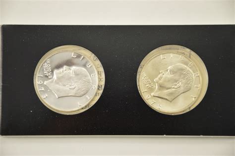 SILVER Coin Set Eisenhower Dollar Collection Historic US Collection - Includes SILVER | Property ...