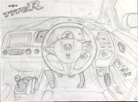 Honda Civic Type-R Interior by wolkanm on DeviantArt