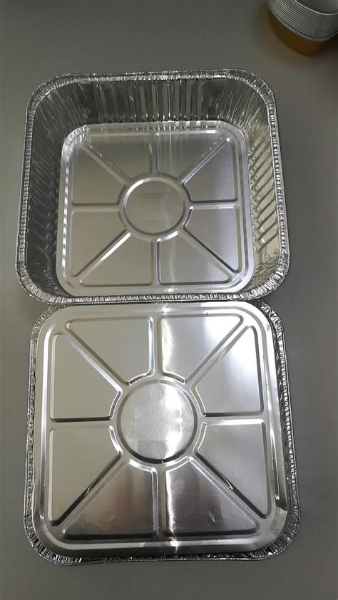 Aluminum Foil Container Foil Square Cake Pans Aluminum Foil Box - Buy Baking Use Aluminum Foil ...