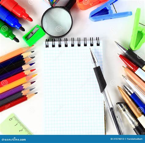 School Stationery Stock Photos - Image: 31574013