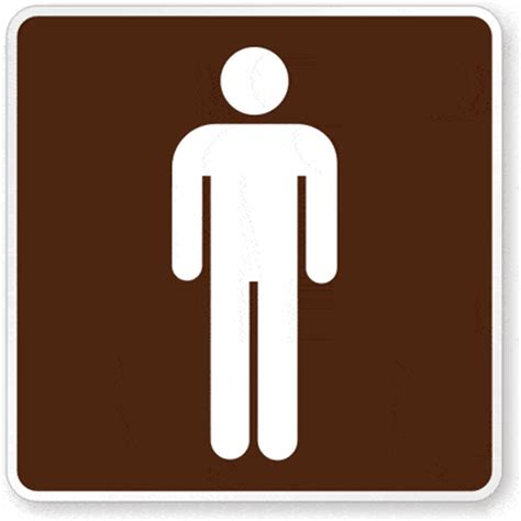 Men's Restroom Sign | Men's Bathroom Sign | Dornbos Sign and Safety