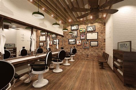 Contemporary | UGO Barbershop | Jakarta | Iconic Design | Barbershop design interior, Barber ...