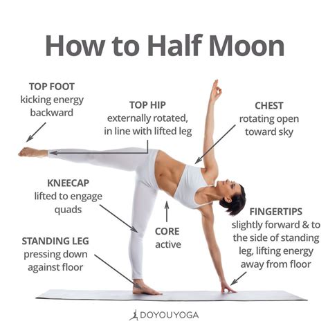 Your step-by-step guide to Ardha Chandrasana (Half Moon Pose) | Yoga techniques, Yoga asanas ...