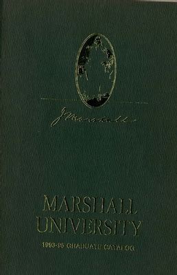 "Graduate Catalog, 1993-1995" by Marshall University