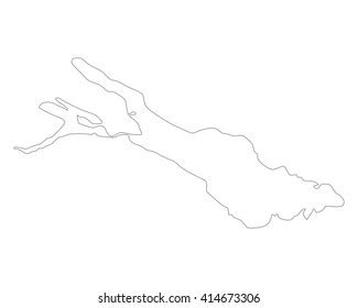 Map Lake Constance Stock Vector (Royalty Free) 1052721089 | Shutterstock