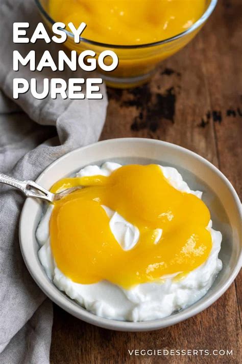 Mango Puree - Veggie Desserts