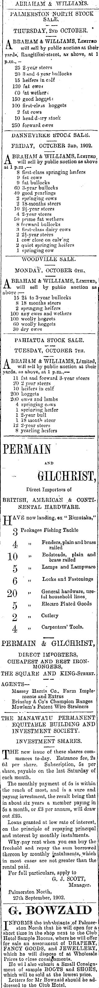 Papers Past | Newspapers | Manawatu Standard | 30 September 1902 | Page ...