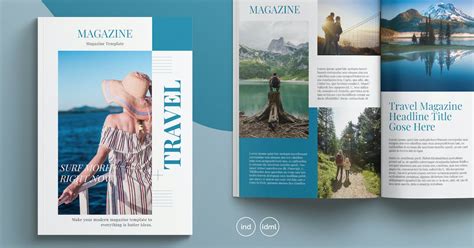 Travel Magazine Template, Graphic Templates - Envato Elements