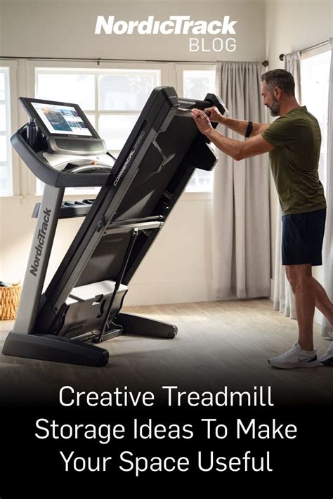 Treadmill Storage Ideas To Make Your Space Useful | NordicTrack Blog | Treadmill, Treadmill in ...