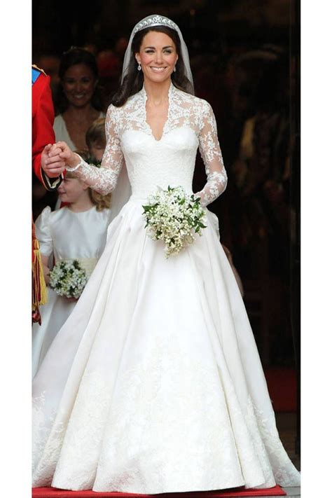 The 50 Most Iconic Wedding Gowns In History | Celebrity wedding dresses, Kate middleton wedding ...