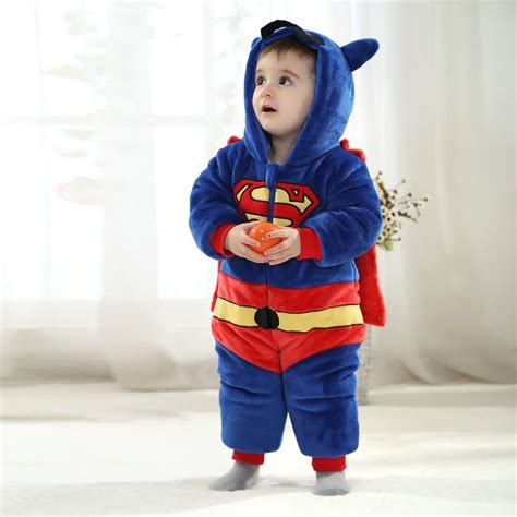 Superman Onesie for Baby & Toddler Kigurumi Pajama Cosplay Party Costumes