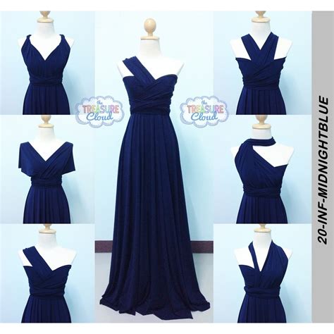 (MIDNIGHT BLUE) Infinity Dresses / Bridesmaid Dresses | Shopee Philippines