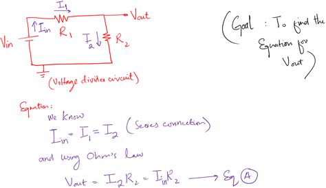 Voltage Divider Rule Formula