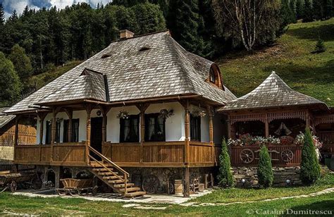 traditional house from bucovina, romania | Traditional houses, Traditional house, Rustic house