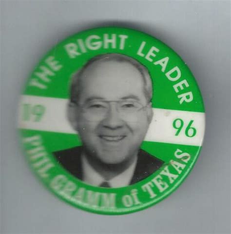 The Right Leader (pic ) Phil Gramm of Texas 1996 - Political Junkie Store - Ken Rudin's ...