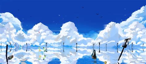 Sky Water Anime Wallpapers - Wallpaper Cave