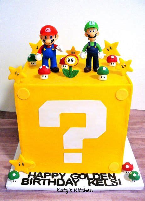 Super Mario Question Block Cake in 2023 | Mario birthday cake, Super ...