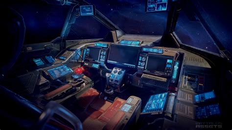 3D model Sci Fi Heavy Fighter Cockpit VR / AR / low-poly | CGTrader